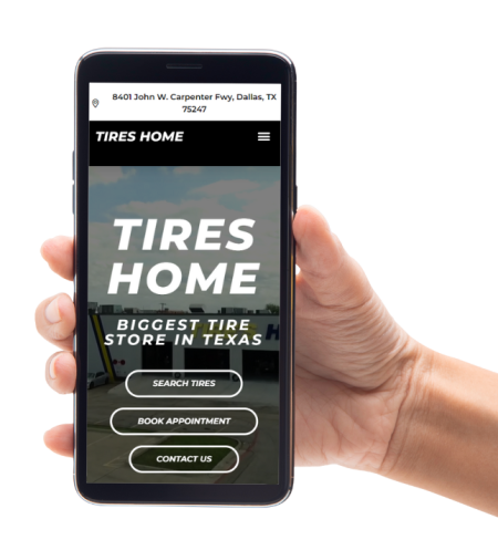 Tires Home Website - Contact Us